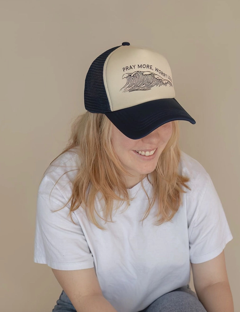 Pray More Worry Less Hat