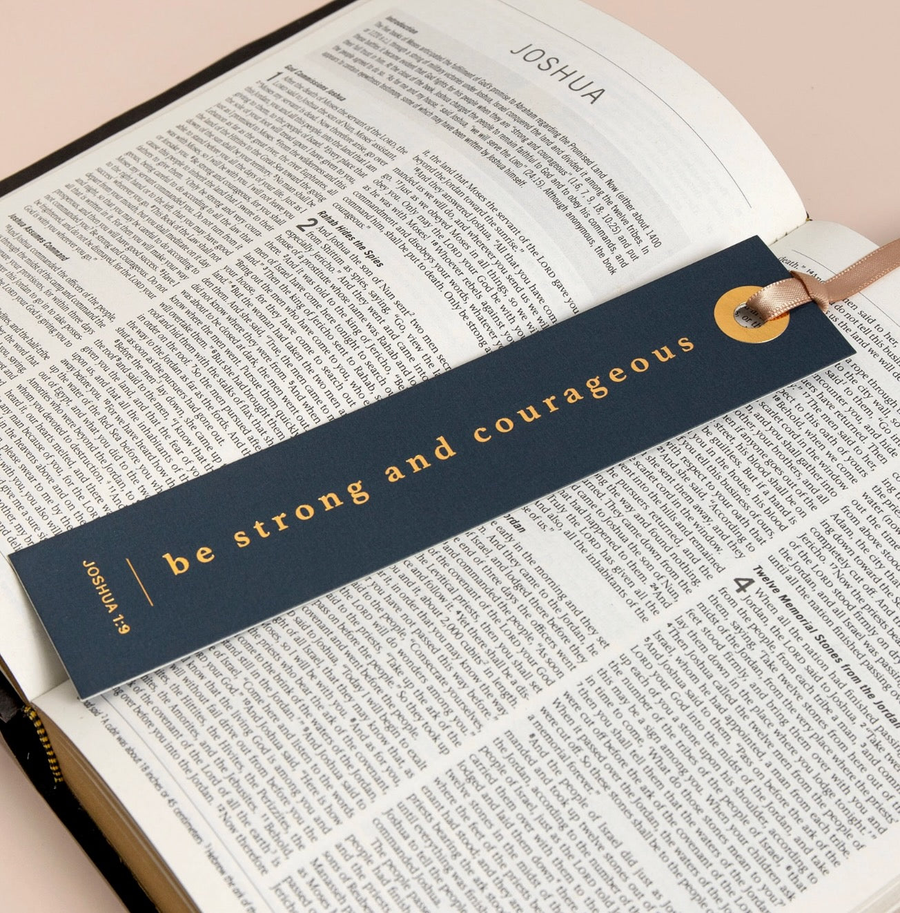 Be Strong + Courageous Bookmark