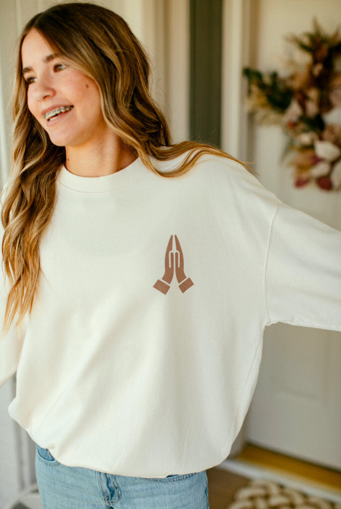 PK Boutique Pray More Worry Less Sweatshirt