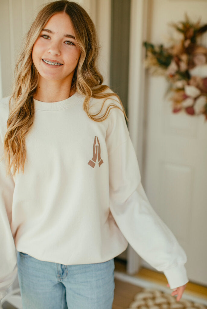 PK Boutique Pray More Worry Less Sweatshirt
