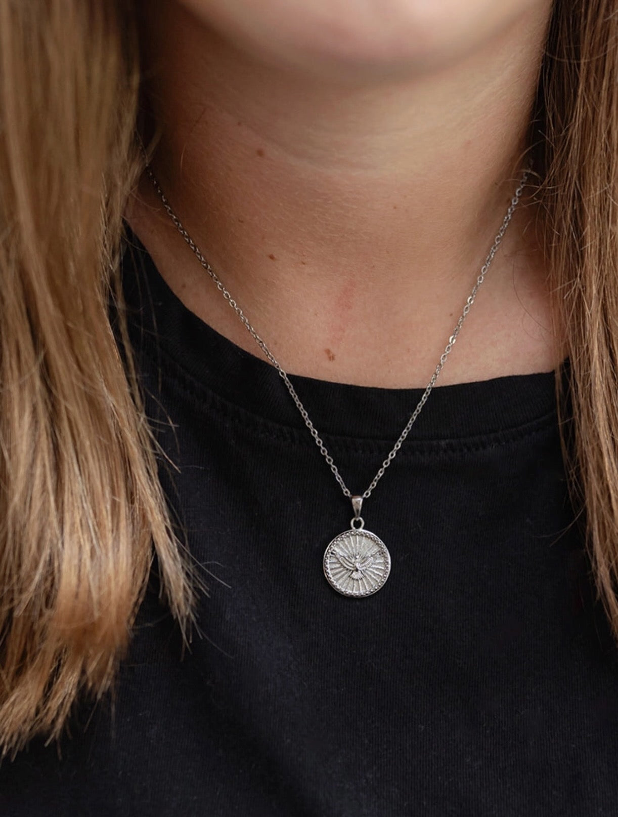 Silver Dove Necklace
