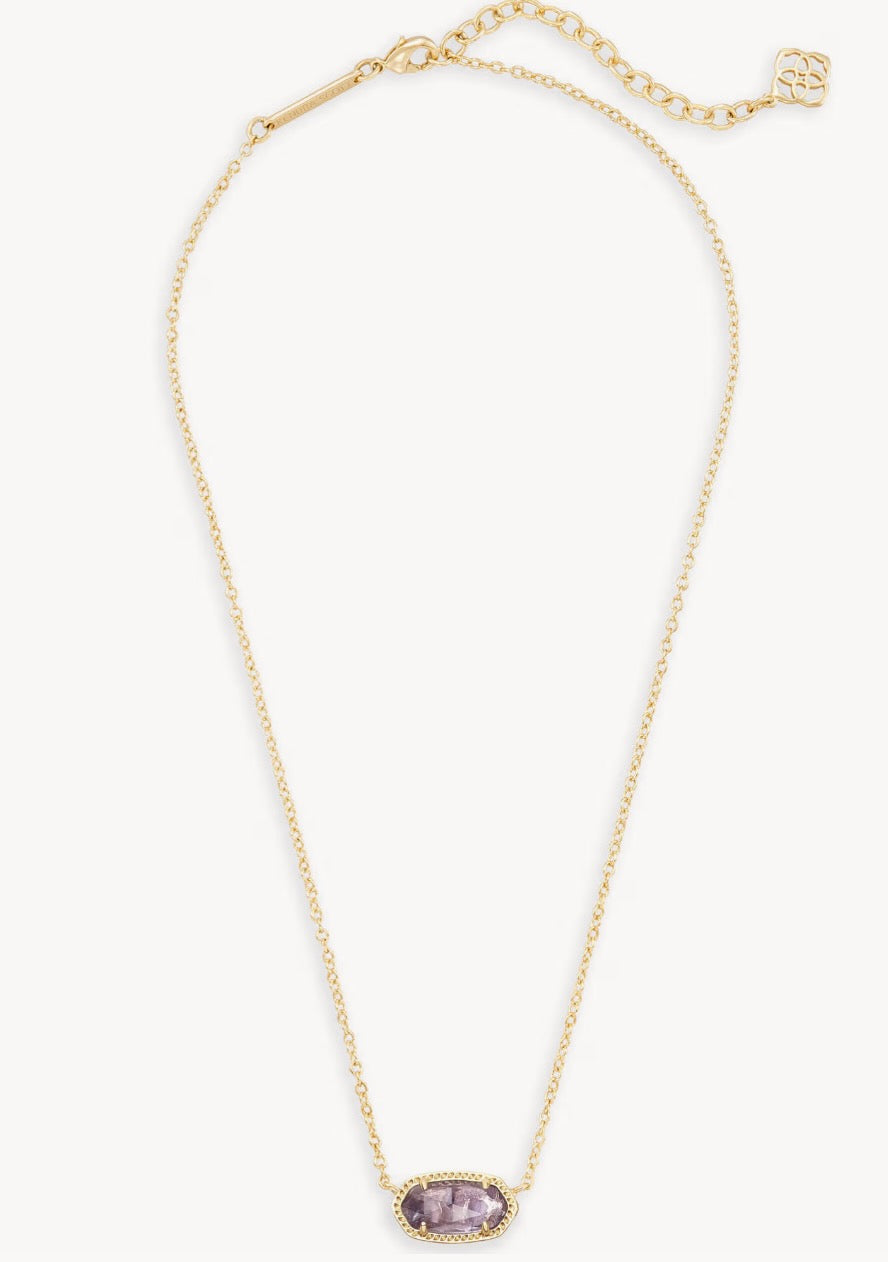 Elisa Purple Amethyst Necklace