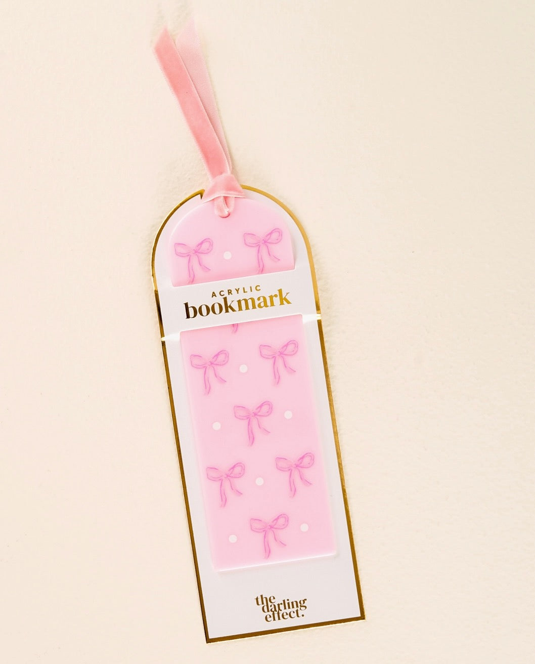 Acrylic Bow Bookmark