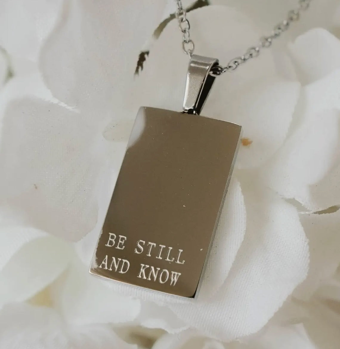 Be Still & Know Necklace
