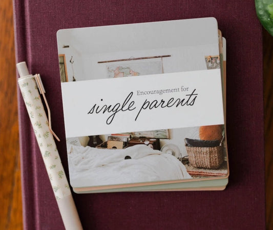 Encouragement For Single Parents Verse Card Set