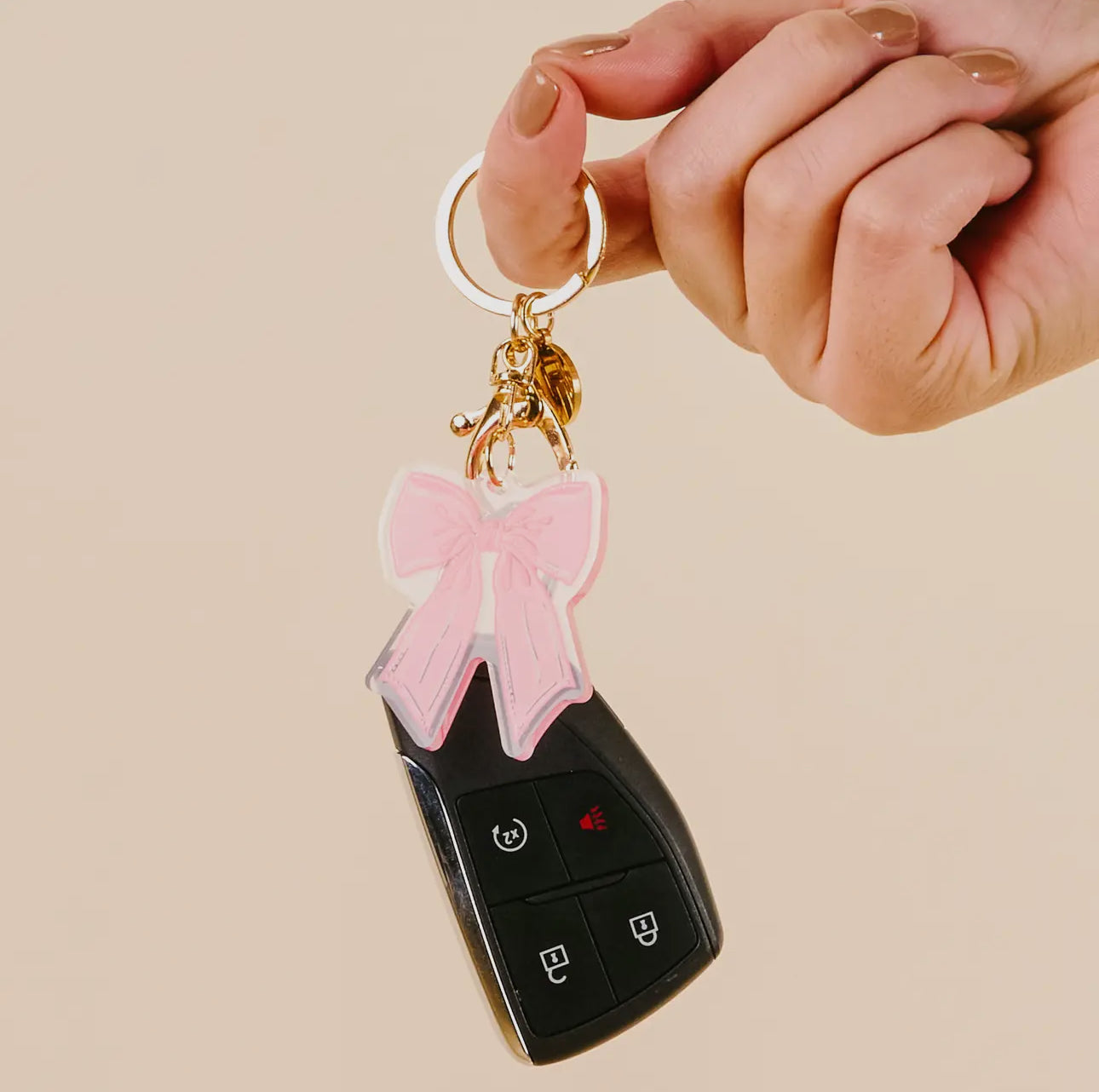 Acrylic Bow Key Chain