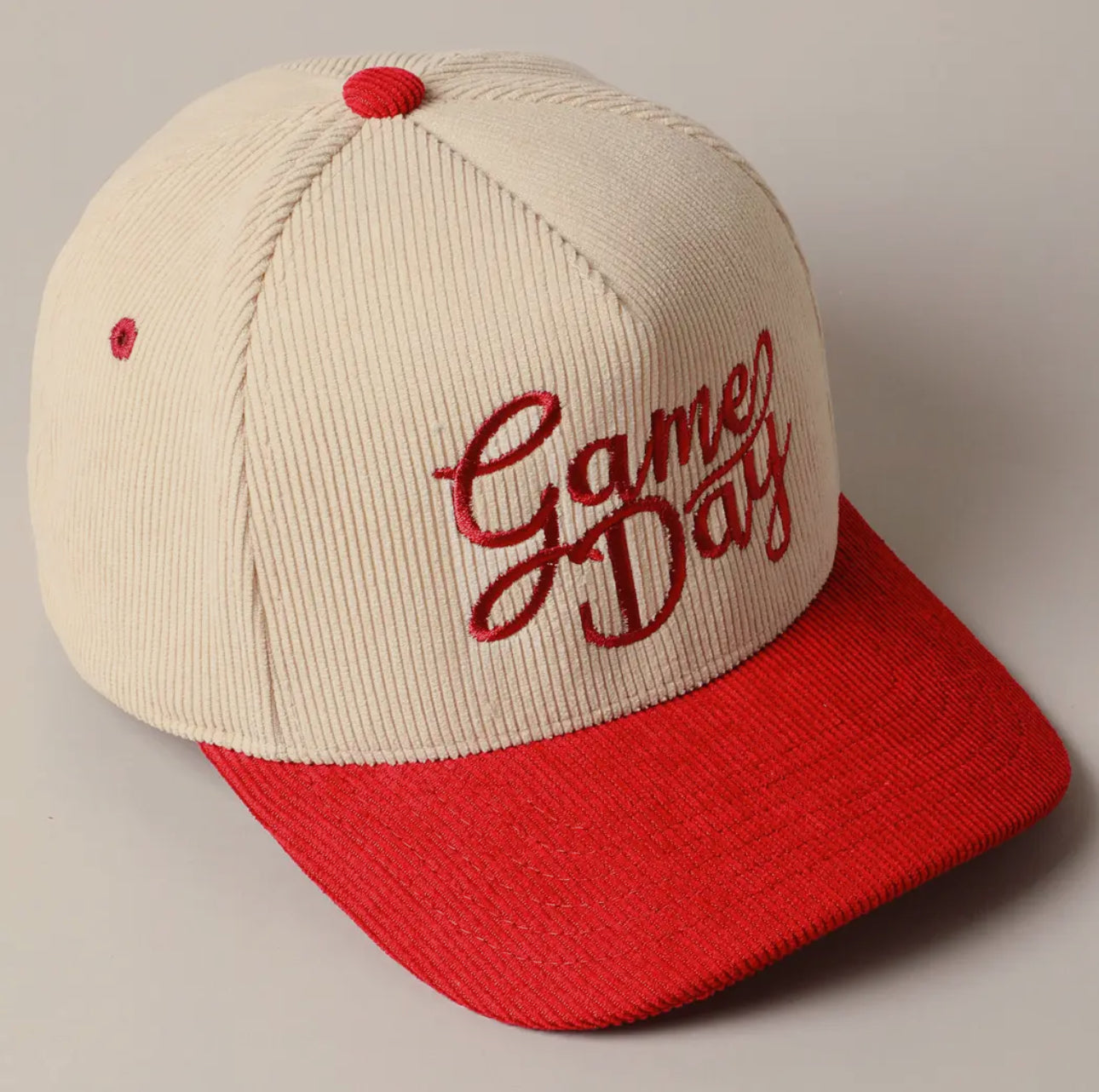 Game Day Corduroy Trucker Hat