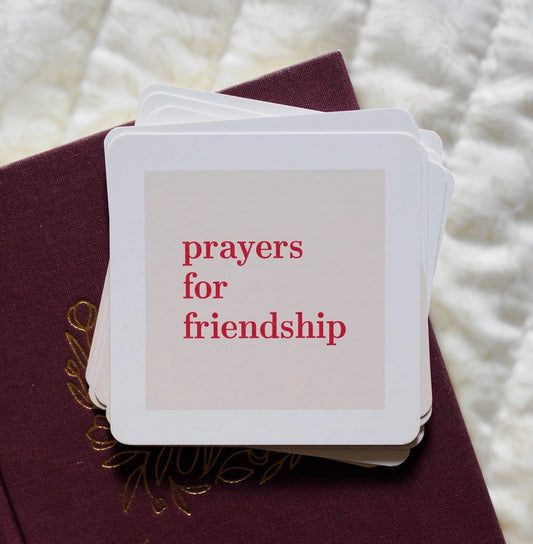 Prayers For Friendship Verse Card Set