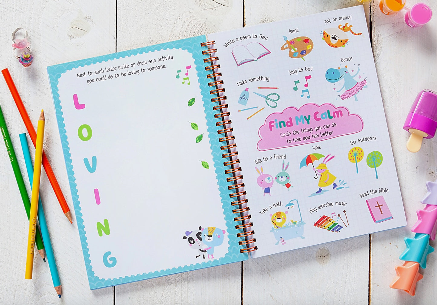 God Made Me Kids Journal
