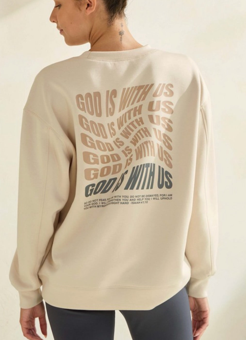 God Is With Us Pullover