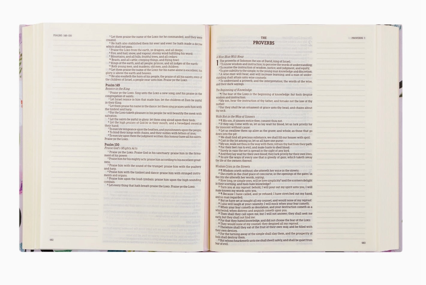 KJV Charlotte Large Print Notetaking Bible