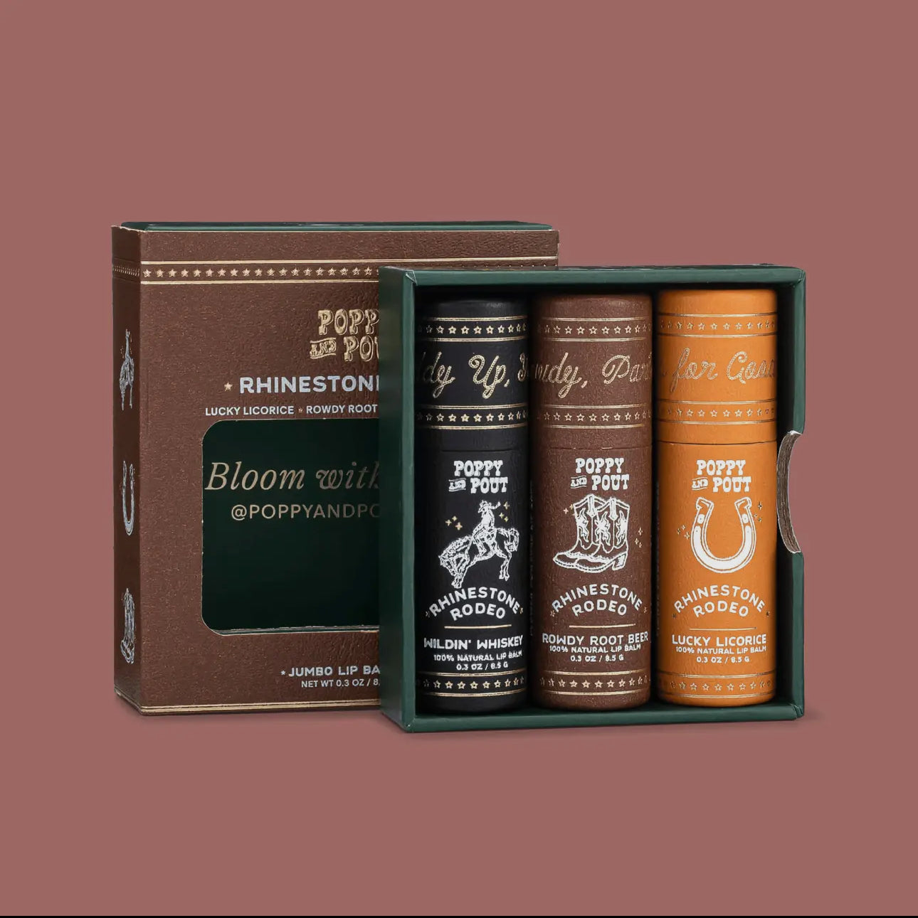 Rhinestone Rodeo Lip Balm Gift Set