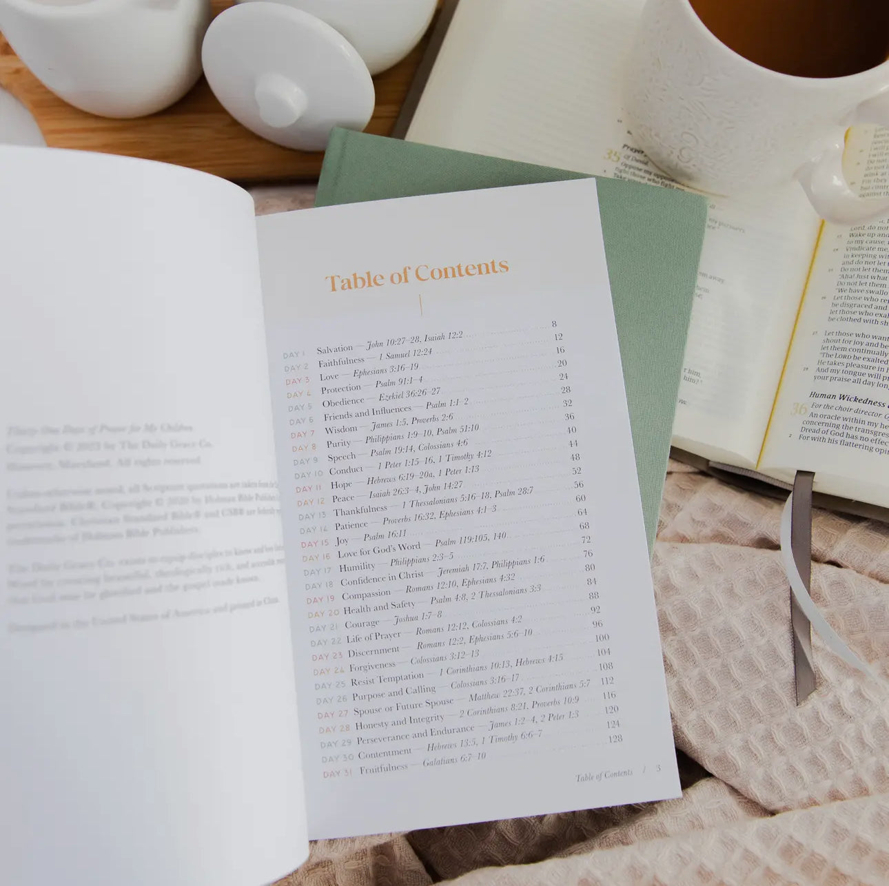 The Thirty-One Days Of Prayer For My Children Book