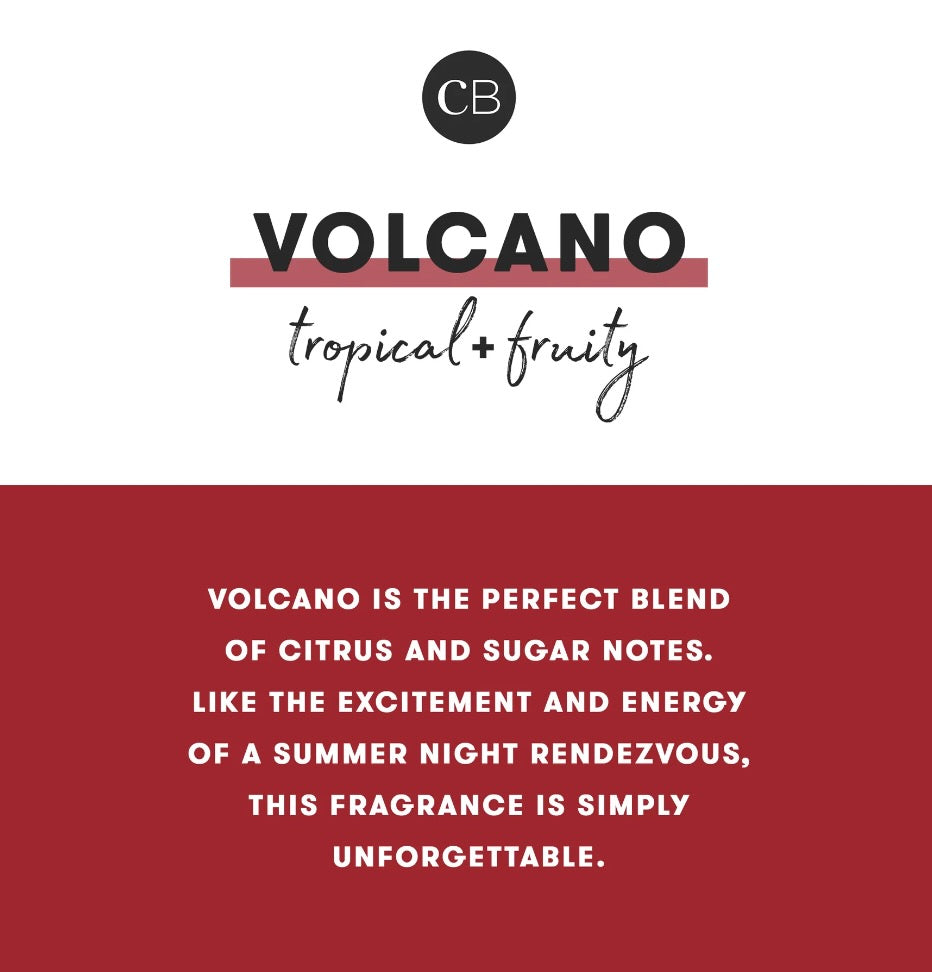 Volcano Holiday Pattern Play Candle