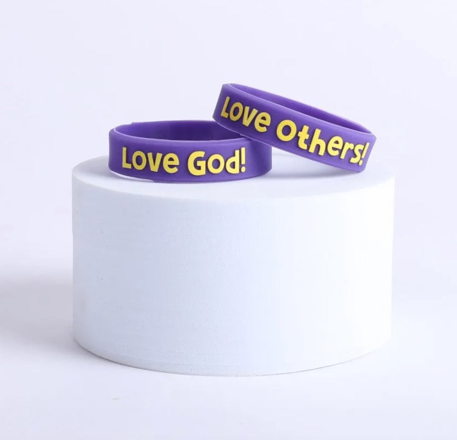 Kid's Silicone Faith Bracelet - Be Brave