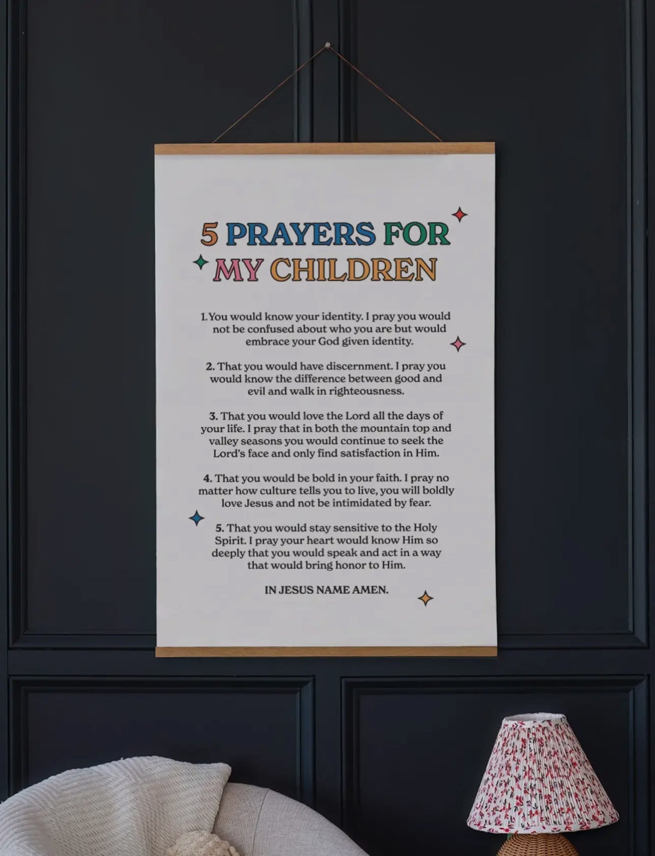 5 Prayers For My Children Poster