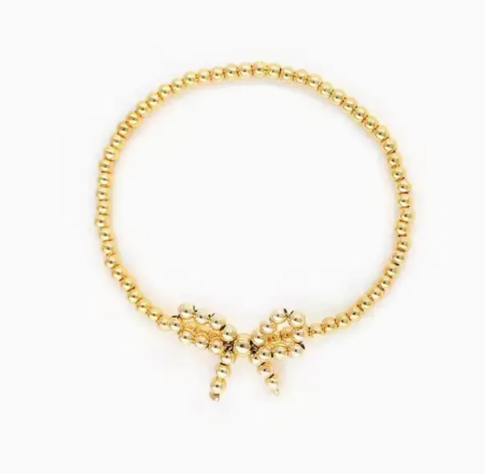 Beaded Bow Bracelet