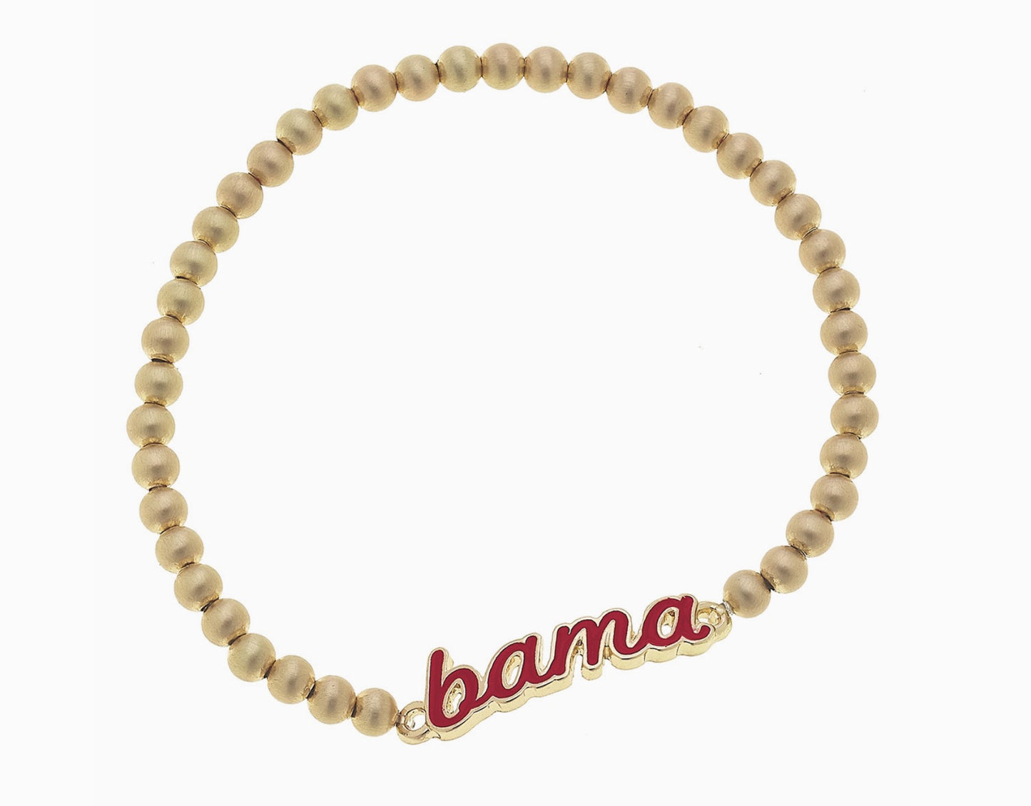 Beaded College Bracelet- Dawgs