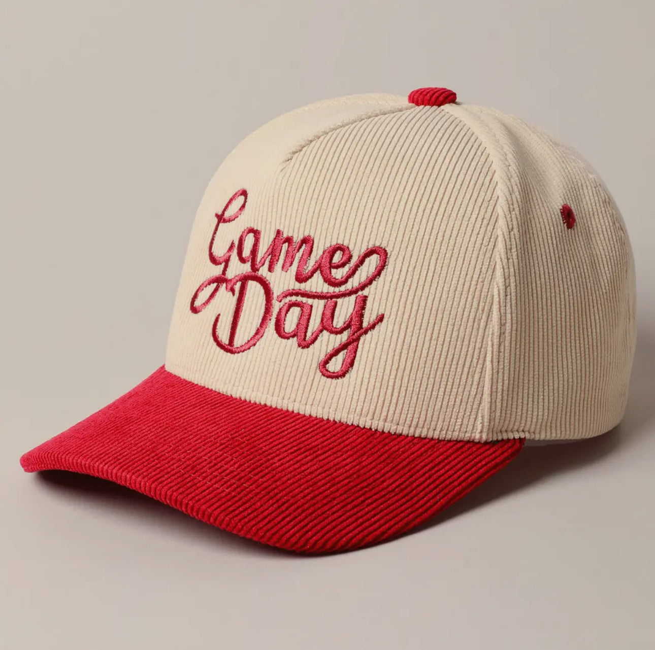 Game Day Corduroy Trucker Hat