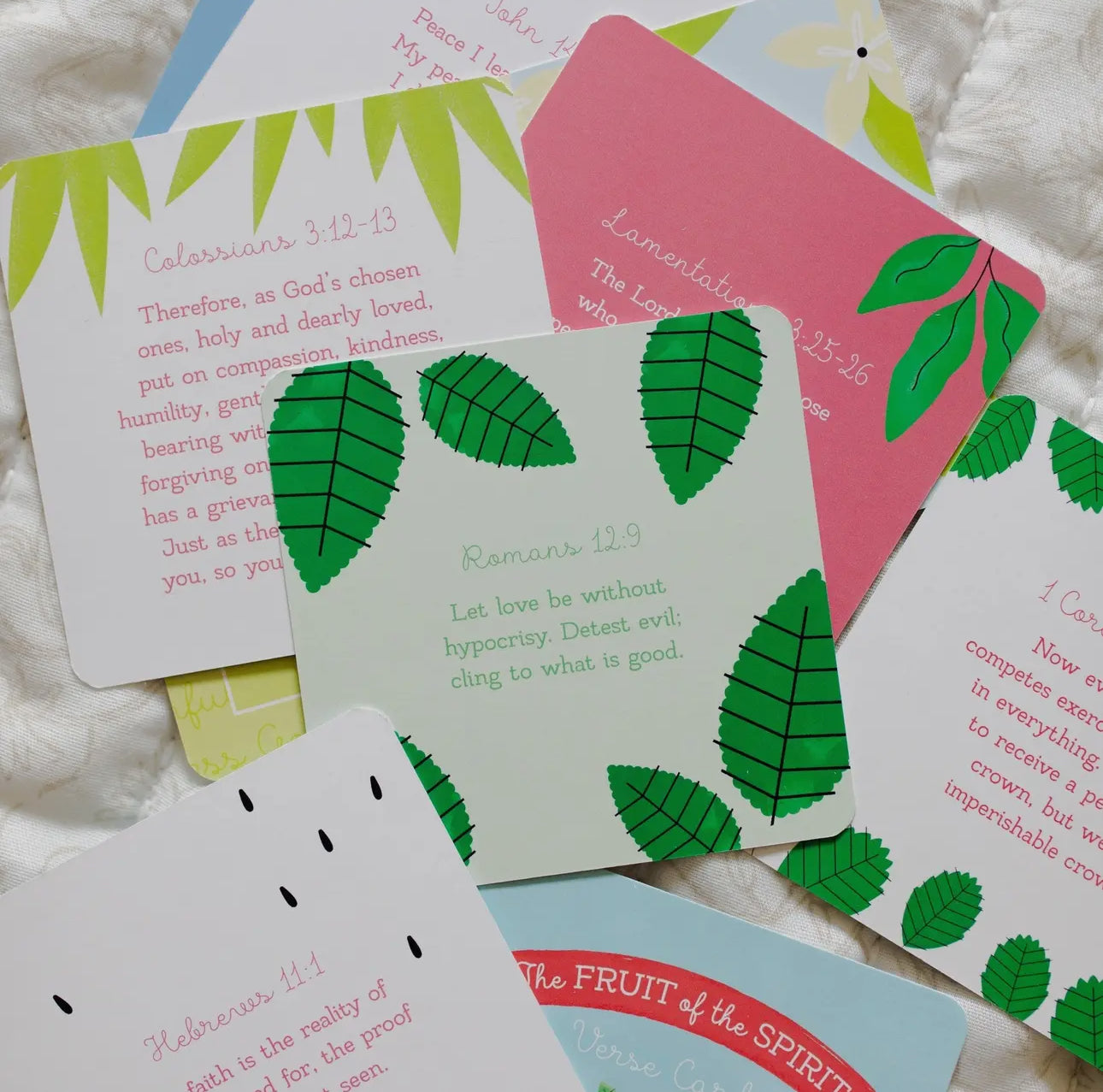 The Fruit Of The Spirit Verse Card Set