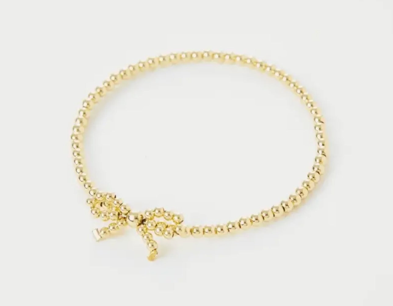 Beaded Bow Bracelet