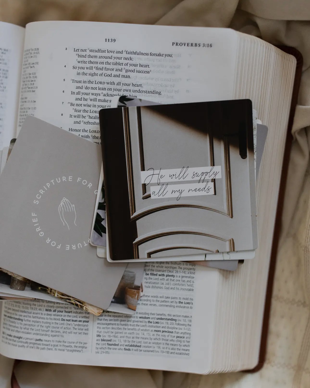Scripture For Grief Verse Card Set