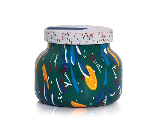 Volcano Holiday Pattern Play Candle