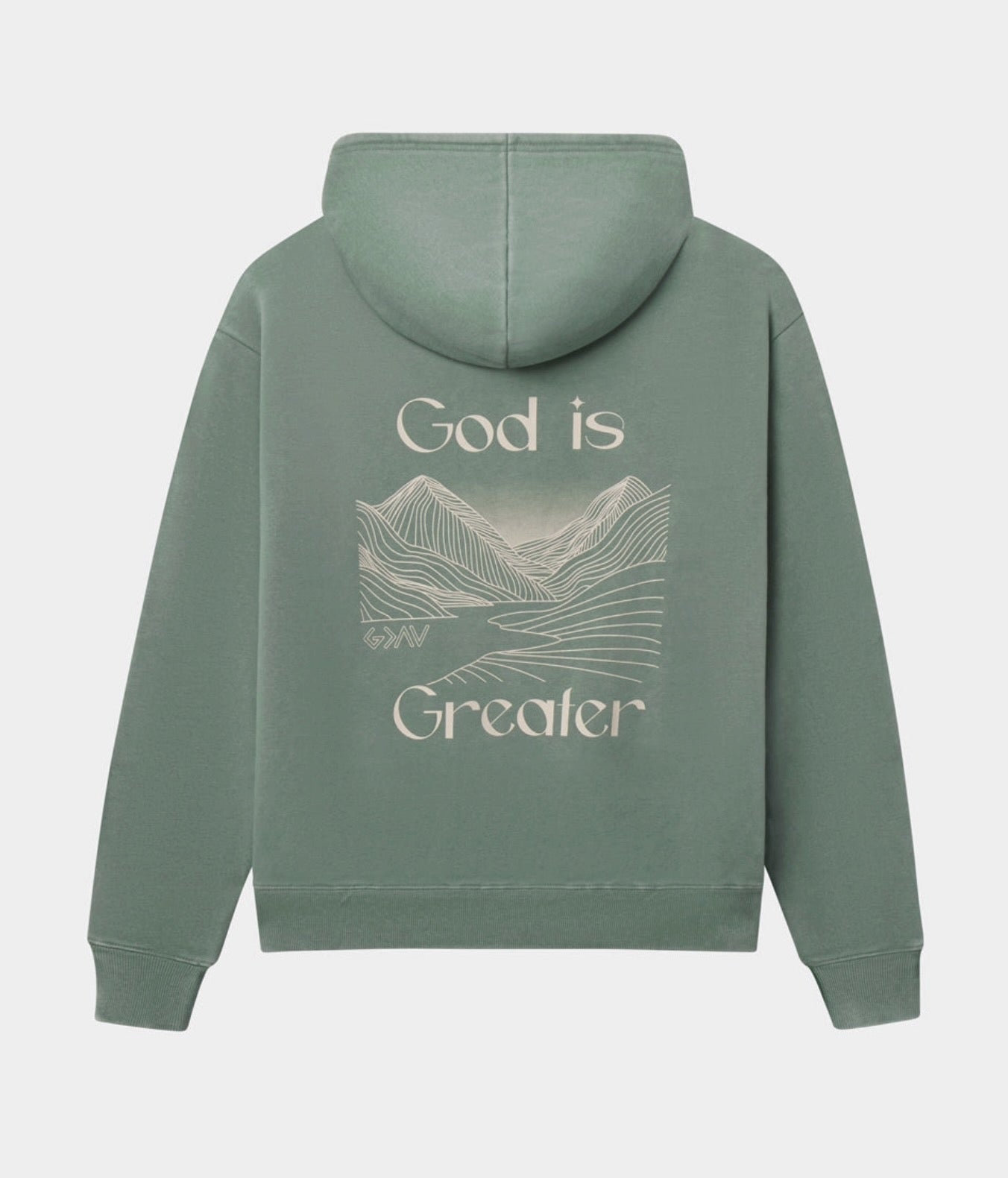 Elevated Faith l God Is Greater Unisex Hoodie