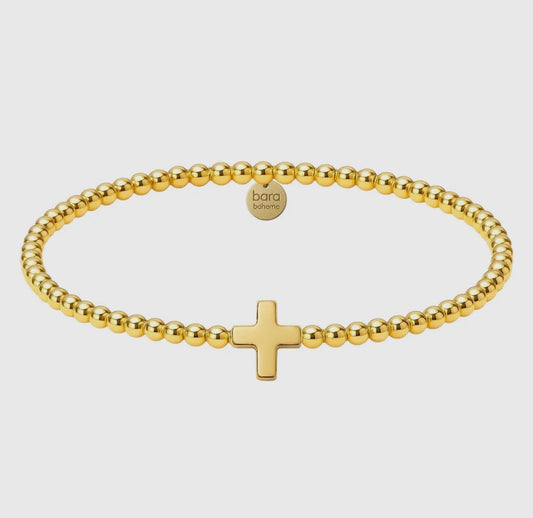 Bara Boheme Cross Beaded Bracelet