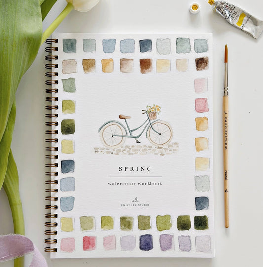 Emily Lex Spring Watercolor Workbook
