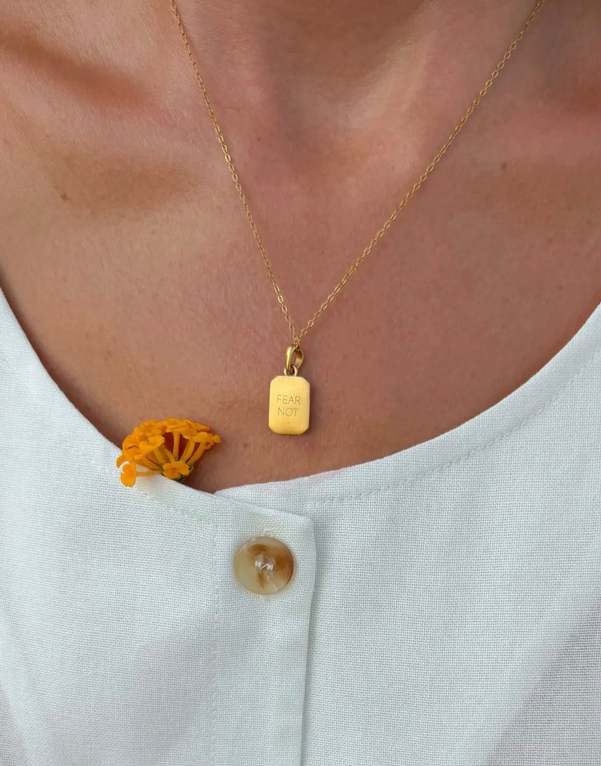 Elevated Faith l Cross Pendant Link Necklace