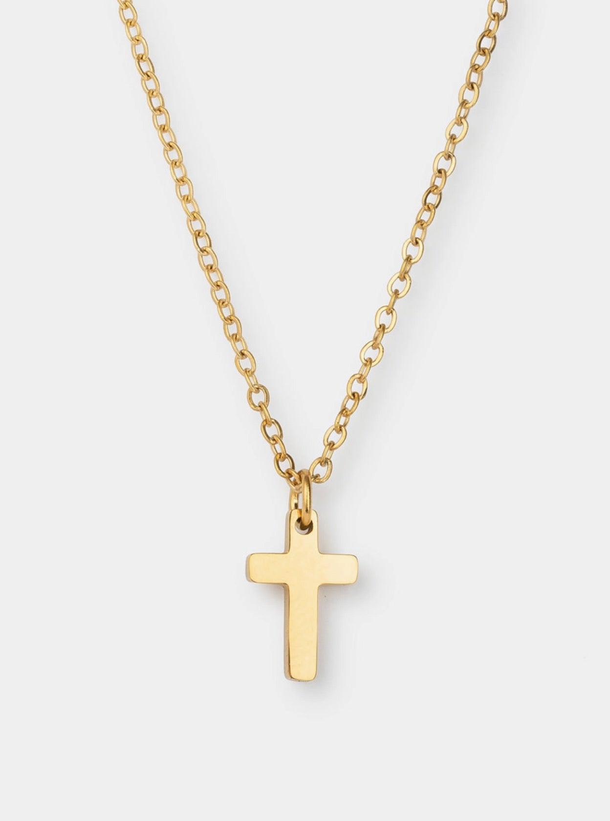 Elevated Faith l Gold Cross Necklace