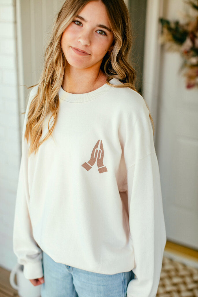 PK Boutique Pray More Worry Less Sweatshirt