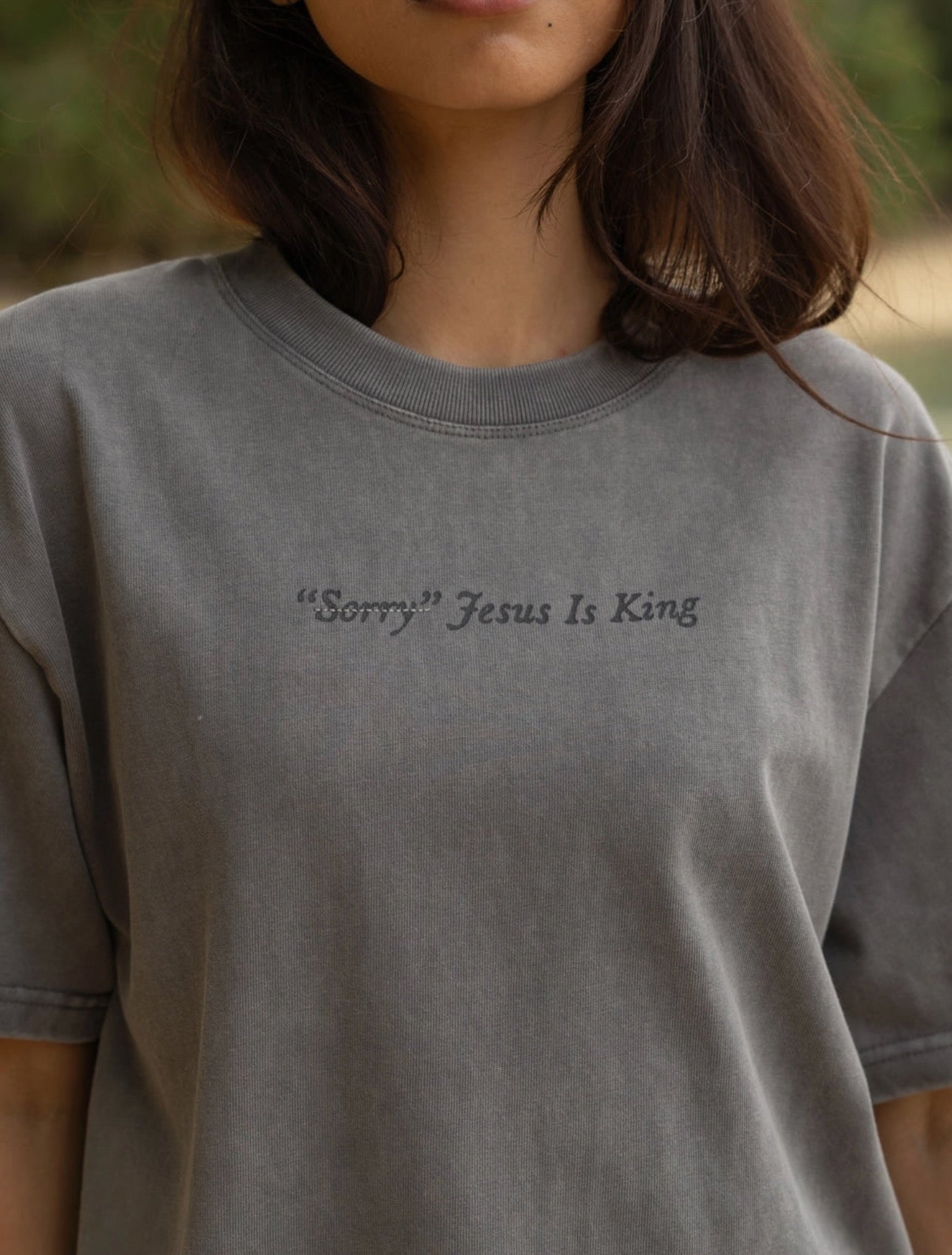 Elevated Faith l Not Sorry Jesus Is King T-Shirt