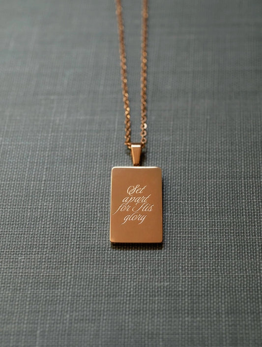 Set Apart for His Glory Necklace