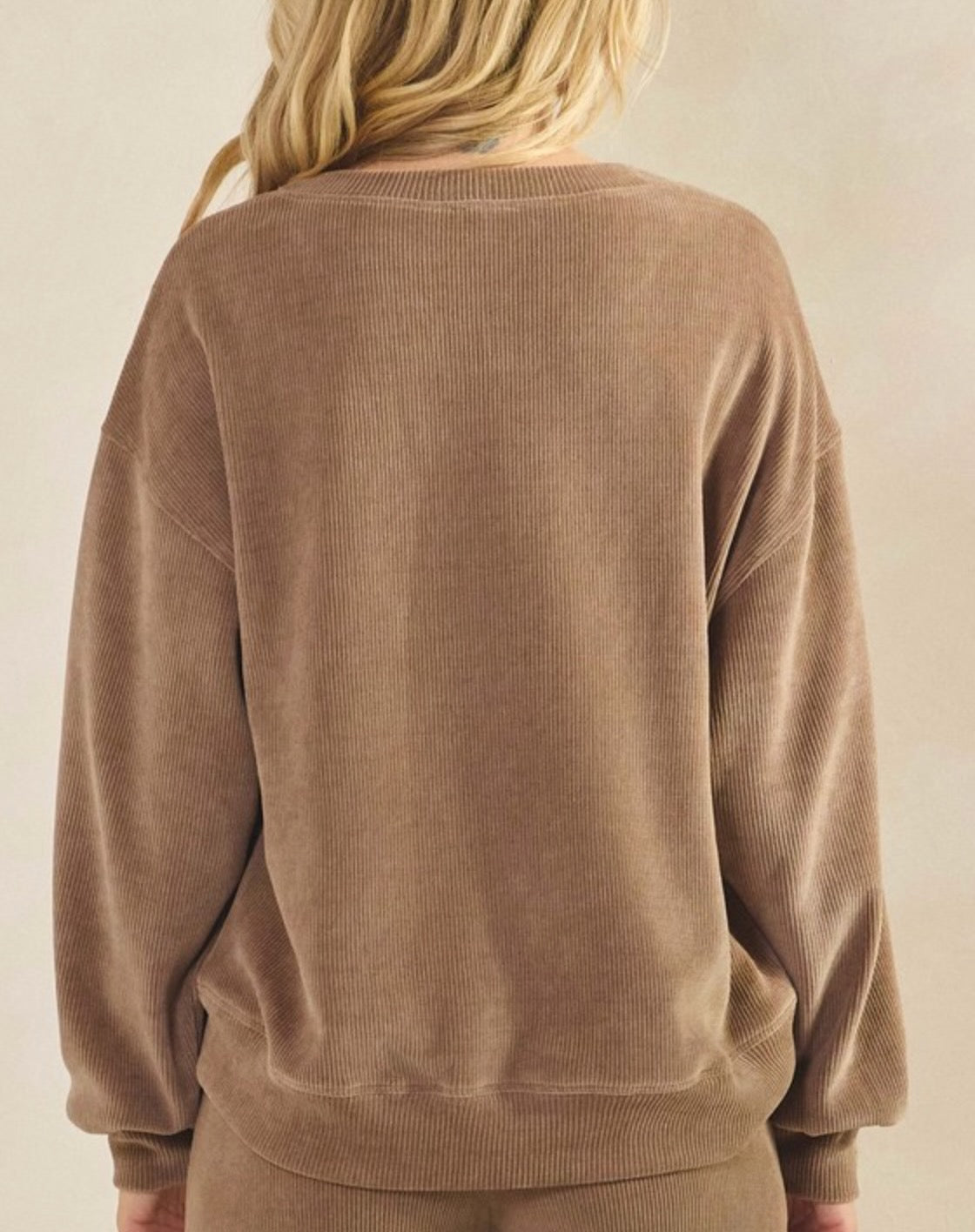 God Is Love Couduroy Pullover