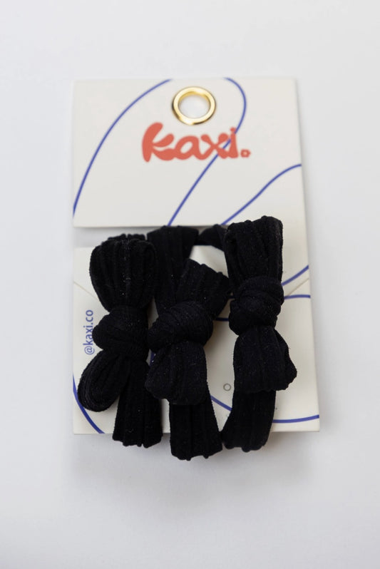 Kaxi Bow Slick Back Hair Ties