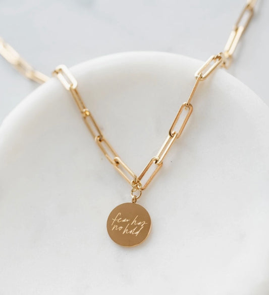 Fear Has No Hold Necklace