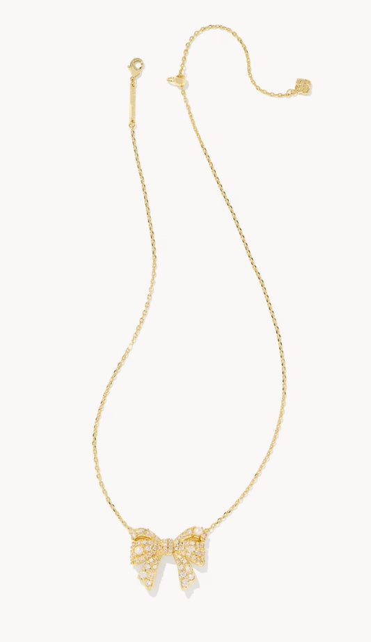 Kendra Scott Krista Bow Pendant Necklace