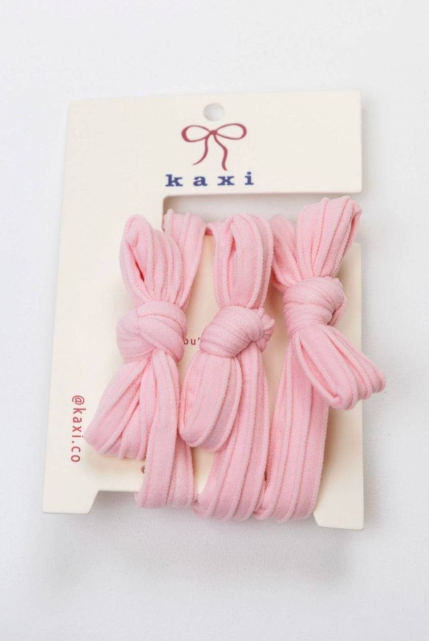 Kaxi Bow Slick Back Hair Ties