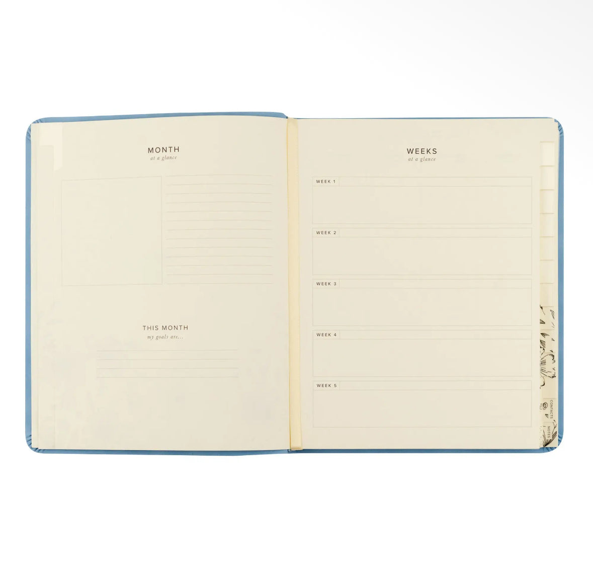 12 Month Undated Planner Bethany Theme