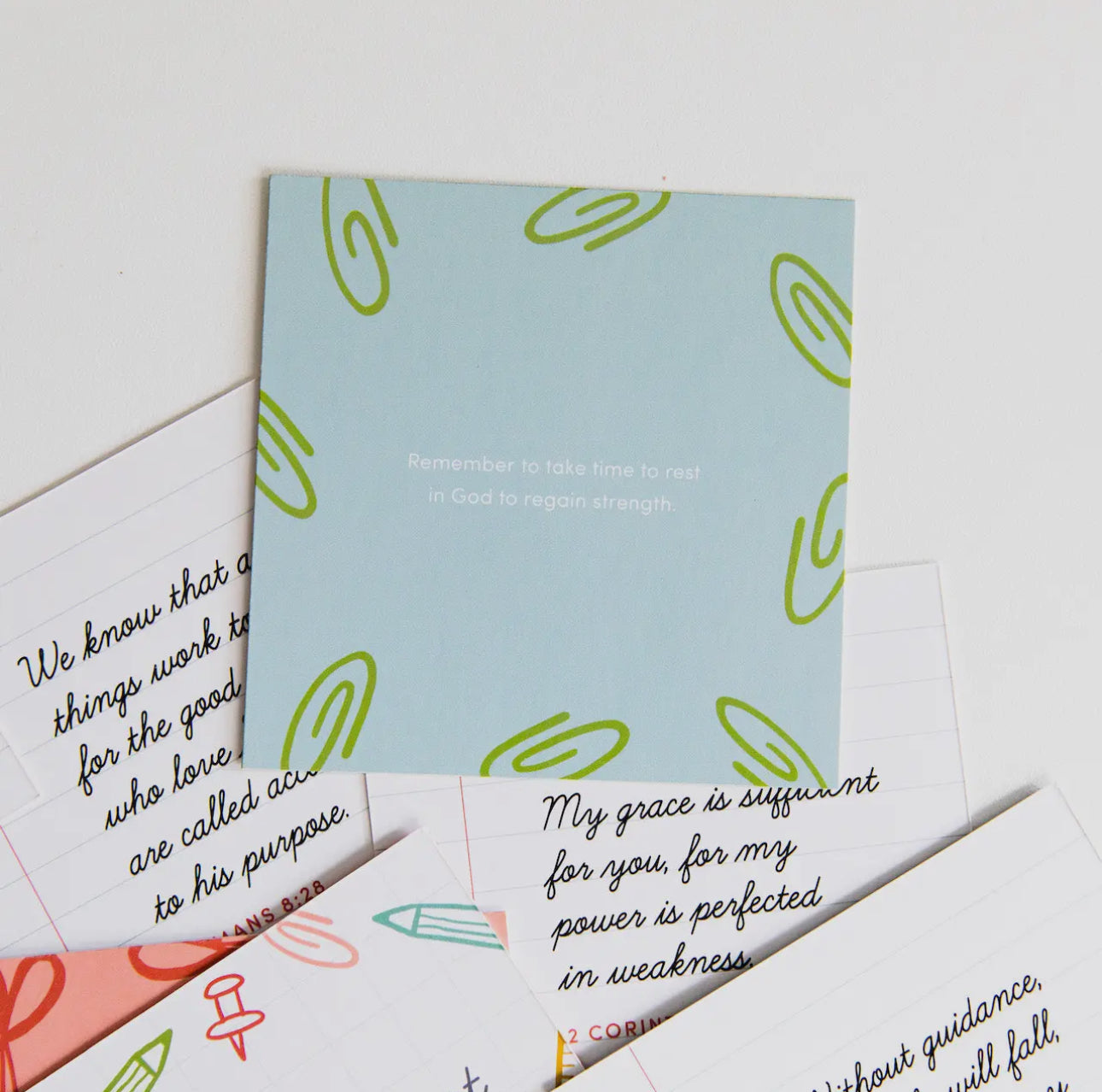 Encouragement For Teachers Verse Card Set