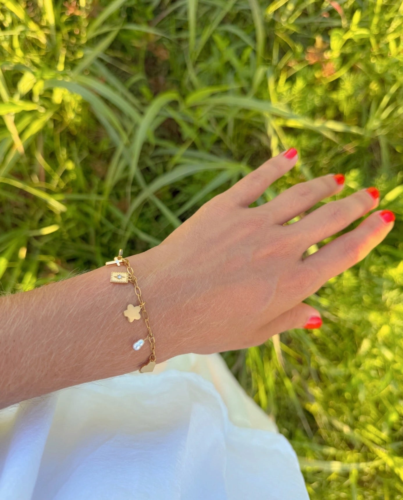 Elevated Faith l Transformation Charm Paperclip Chain Bracelet
