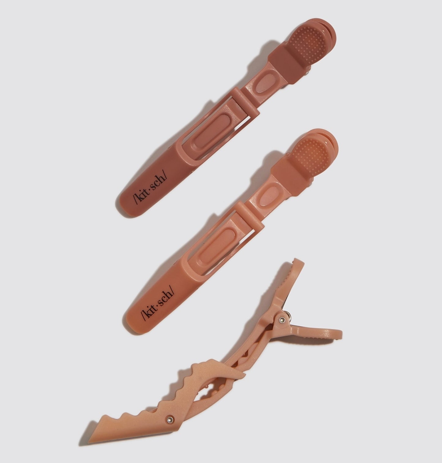Kitsch Recycled Plastic Crocodile Clip 3pc