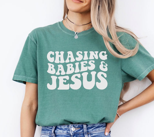 Chasing Babies + Jesus T-Shirt