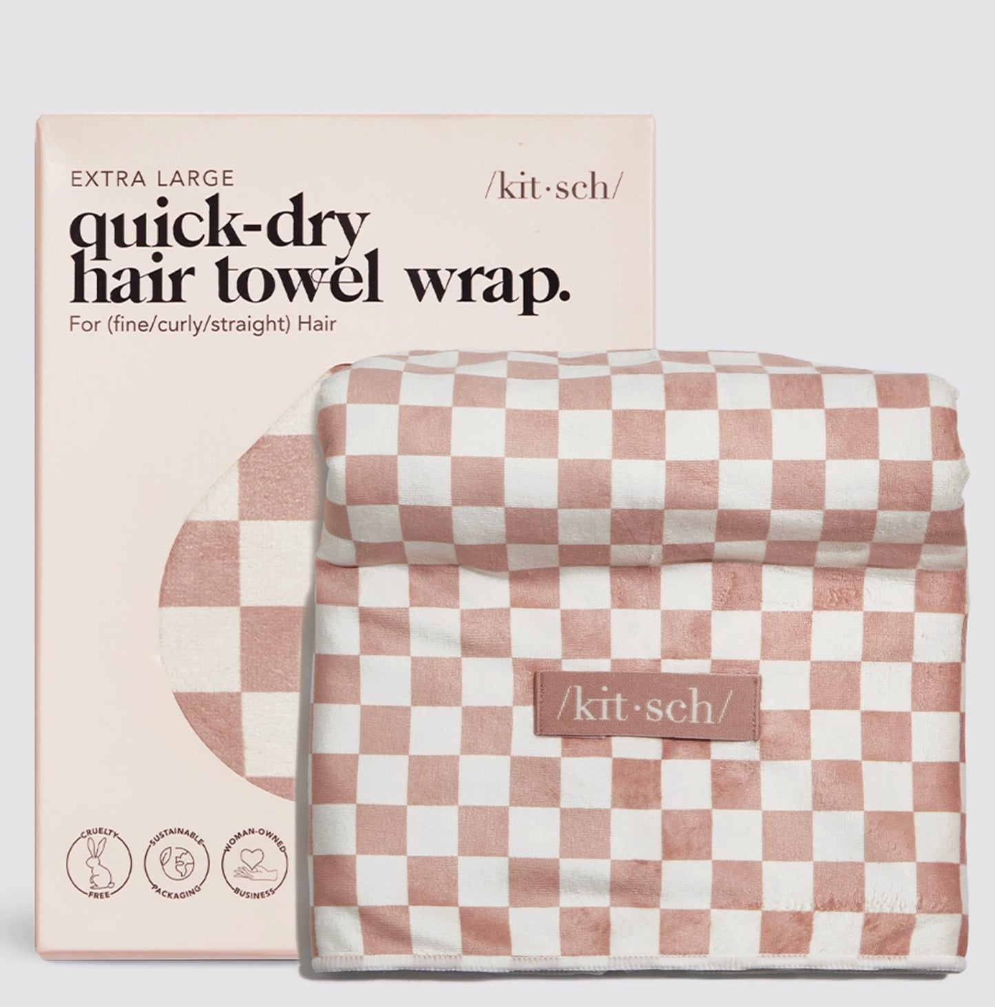 Kitsch Quick Dry Hair Towel Wrap