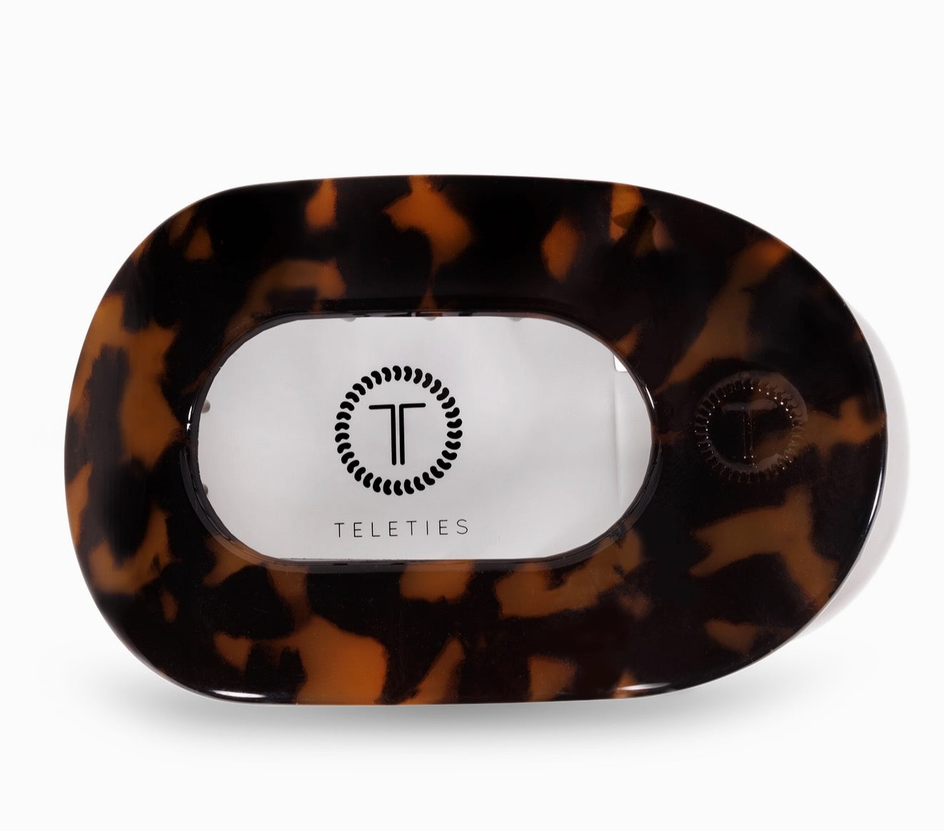 Teleties Large Flat Round Hair Clip