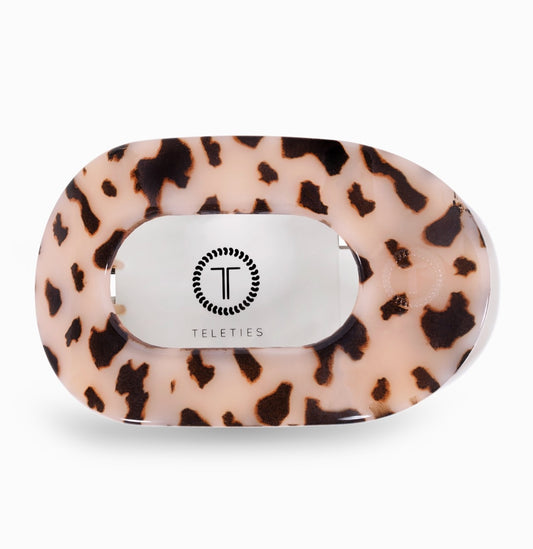 Teleties Large Flat Round Hair Clip