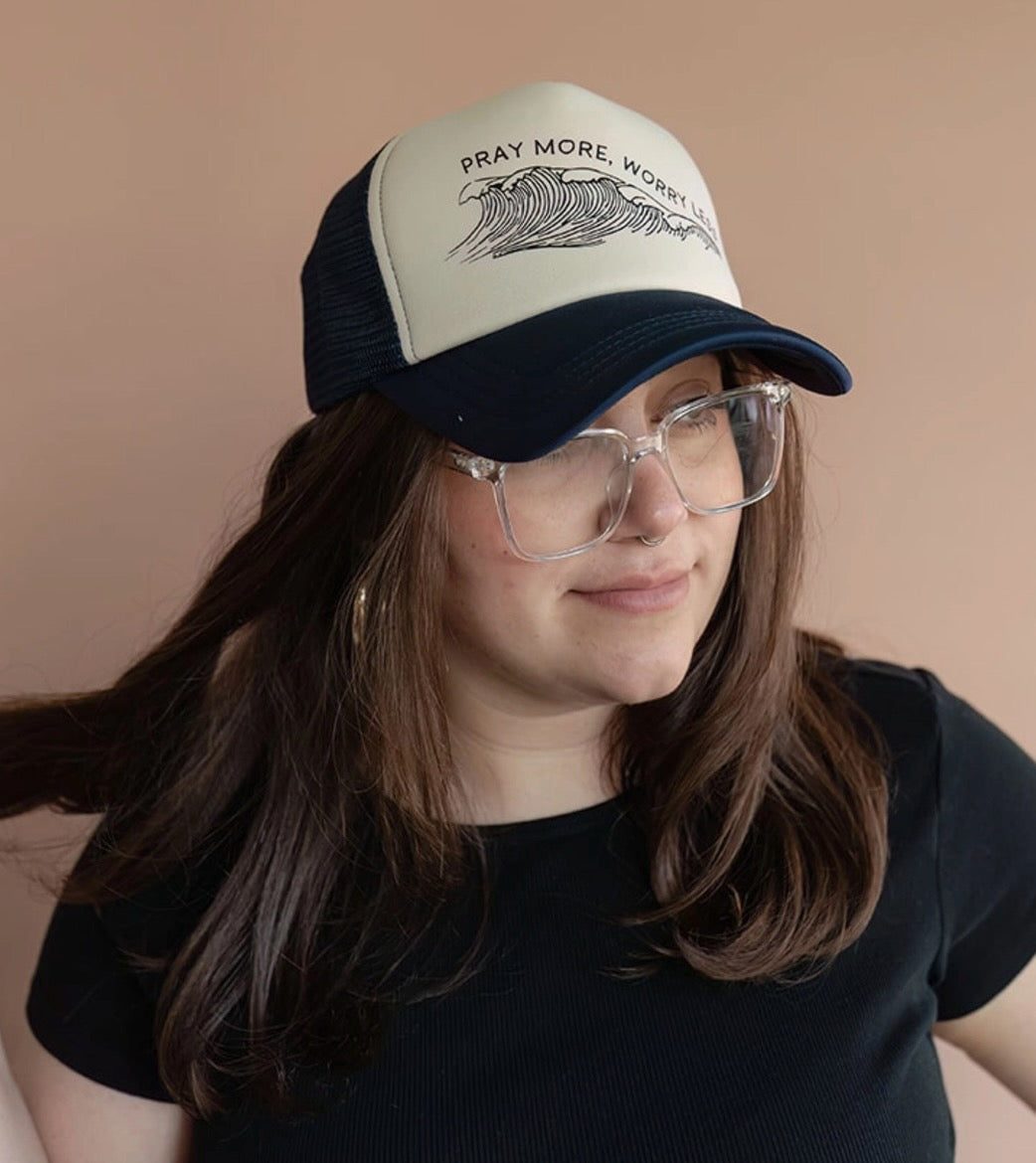 Pray More Worry Less Hat