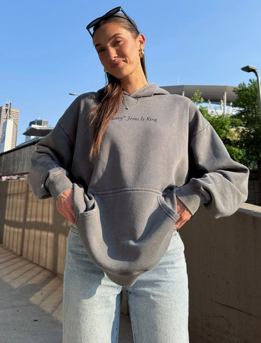 Elevated Faith l Not Sorry Jesus Is King Sweatshirt